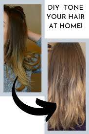 Tone Your Hair At Home Brassy Hair Toner For Orange Hair Brassy Blonde