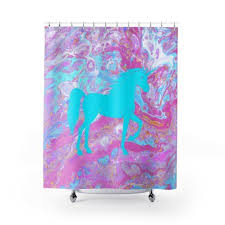 Shower Curtains Unicorn Decor Unicorn Bathroom Girls Bathroom Decor Colorful Shower Curtain Colorful Shower Curtain Girl Bathroom Decor Shower Curtain