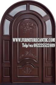 Kusen dapat diberi sponing (untuk pintu swing. Jual Kusen Pintu Masjid Kayu Jati Minimalis Mewah Toko Furniture Cantik Jepara Wooden Front Door Design Wooden Front Doors Front Door Design