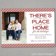 Christmas Card No Place Like Home Moving Moving Christmas Cards Custom Photo Christmas Card Christmas Cards