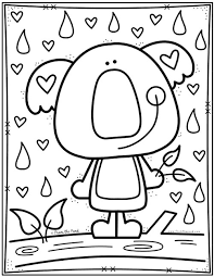 Koala Coloring Page Free Coloring Club From The Pond In 2020 Color Club Colouring Pages Coloring Pages