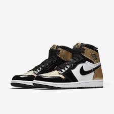 Air Jordan 1 Retro High Og Black And Gold Air Jordan 1 High Og Gold Toe Air Jordans Black And Gold Jordans Jordans