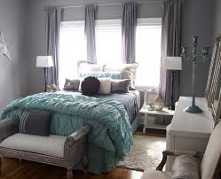 From Warm To Bold Teal And Gray Bedding Bedroom Turquoise Aqua Gray Bedroom Contemporary Bedroom