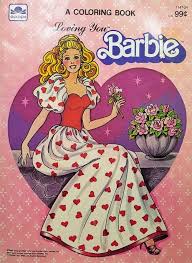 Barbie coloring pages part 1. Barbie Coloring Books Retroreprints The World S One True Coloring Book Archive Vintage Cartoon Barbie Coloring Pages Coloring Books