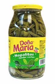 Where do the calories in la fe nopalitos tender cactus come from? Nopalitos Tender Cactus By Dona Maria 30 Oz