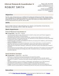 Clinical Research Coordinator Resume Samples Qwikresume