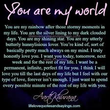 When Your Relationship Love Quotes And Sayings My World Quotes Soulmate Love Quotes Forever Love Quotes