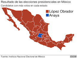 La diputada del prd ante el ine, guadalupe almaguer, aseguró que hubo entrega de dinero en efectivo e incluso una caída del. Elecciones En Mexico El Unico Estado De Los 32 De Mexico En El Que No Gano Lopez Obrador Bbc News Mundo