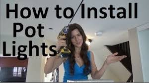 To put recessed lights in ceiling. How To Install Pot Lights In Ceiling Recessed Lighting Can Lights Youtube