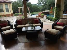 Outdoor Patio Set Recovered By Budget Upholstery San Antonio Texas Outdoor Furniture Sets Outdoor Patio Set Upholstery