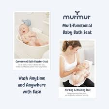 A baby feeding seat makes meal times easy; Murmur Multifunctional Baby Bath Seat Shopee Indonesia