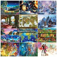 With these 10 sites, you can find free easy crosswords to print, puzzles, and other resources to keep you bus. 20 Types 100 Pieces Jigsaw Landscape Puzzle Children Creativity World Famous Painting Puzzles Imagine Toys Valentine S Day Gift Onshopdeals Com