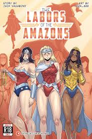 The Labors of the Amazons (Wonder Woman) [Run 666] Cartoon Porn Comic