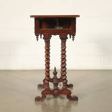 The gorgeous top is a round black marble with white veins. Louis Philippe Work Table Coffee Tables Antiques Dimanoinmano It