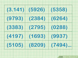 how to memorize pi 10 steps with pictures wikihow