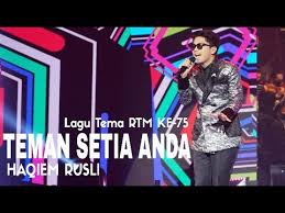 'radio television malaysia'), also known asdepartment of broadcasting, malaysia(malay:jabatan penyiaran malaysia) is amalaysianpublic broadcasterbased inkuala lumpur. Haqiem Rusli Teman Setia Anda Konsert Kita Rtm Gemilang Selamanya 3 April 2021 Youtube