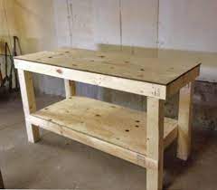 Garage and woodworking style garage workbenches aren't the only kind you can make for your home! Easy Diy Garage Workshop Workbench Ana White