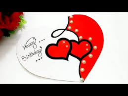 As you'll see in some of the greeting cards i made, you can. How To Make Beautiful Heart Shape Greeting Card At Home Birthday Greeting Card Queen S Home Birthday Greeting Cards Card Making Birthday Valentines Cards