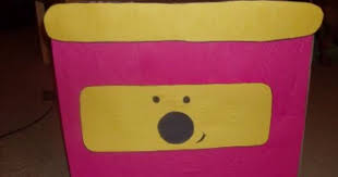 Maybe you would like to learn more about one of these? A Cute Side Table Drawer Made Of A Cardboard Box This One Doesn T Have An Opening Drawer Hmmm I Wonde Clue Party Blue Clues Party Blues Clues Birthday Party