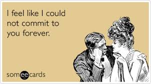 Non Commitment Commitment Relationship Funny Ecard Flirting Ecard A truly happy relationship is impossible without trust and commitment. non commitment commitment relationship