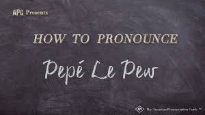 You know, it is possible to be too attractive. How Do You Spell Pepe Le Pew The Blue Monkey Restaurant Pizzeria