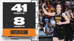 Caitlin Clark: 41 points against South Carolina in the Final Four - YouTube