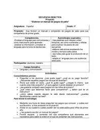 Este juego es de colaboración e imitación. Calameo Secuencia Didactica Con Enfoque De La Pedagohia Operatoria