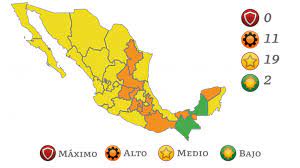 55 6392 2250 al 99. Semaforo Covid 19 Mexico Asi Sera El Color De Tu Estado Del 1 Al 14 De Marzo Ya No Hay Ciudades En Rojo Marca