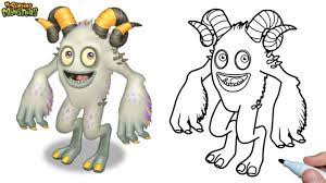 How to draw a Tawkerr from My Singing Monsters step by step - YouTube
