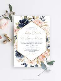 88,000+ vectors, stock photos & psd files. Navy And Pink Floral Wedding Invitation Set Printable Wedding Etsy Floral Wedding Invitations Wedding Invitation Cards Navy Wedding Invitations