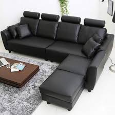 We now design almost every range with two seaters, three seaters and four seaters. Furny Winchester Leatherette 6 Seater Interchangeable L Shape Sofa Set Black Amazon In Furniture