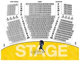 Seating Map Cameco Capitol Arts Centre