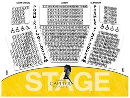 seating map cameco capitol arts centre