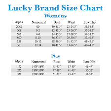 Lucky Brand Shoe Size Chart Bedowntowndaytona Com