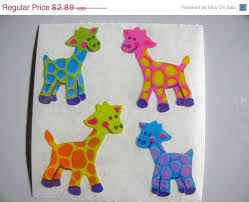 Adorable Vintage Sandylion Pearl Finish Polka Dot Giraffe Etsy In 2021 Vintage Toys 80s Vintage Stationery Sticker Art