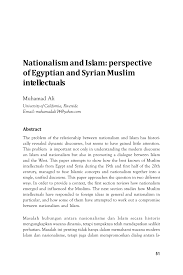 Sistematik, kedua, din sebagai kata benda. Pdf Nationalism And Islam Perspective Of Egyptian And Syrian Muslim Intellectuals