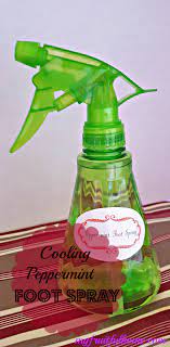 Cooling Peppermint Foot Spray Foot Spray Foot Spray Diy Cooling Spray Essential Oils