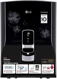 This mineral water purifier also has a good storing capacity of 7 liters. Lg Puricare Ww150np Ro Uv Water Purifier Ro Multi Stage Filtration With 8 Ltr Dual Protection Stainless Steel Tank Black With Floral Pattern Amazon In Home Kitchen