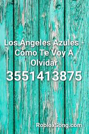 Also, find here roblox id for mexican thanos song. Los Angeles Azules Como Te Voy A Olvidar Roblox Id Roblox Music Codes Parody Songs Roblox Id Music