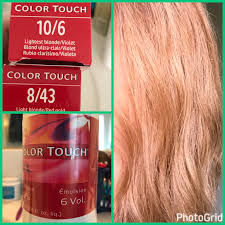 Strawberry Blonde 1 1 2 Oz Color Touch 10 6 Lightest Blonde Violet 1 2 Oz Colo Strawberry Blonde Hair Color Hair Color Formulas Light Strawberry Blonde