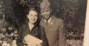 My grandmother in curlers talking about how you shouldnt have curlers on in pictures. My German Grandmother And African American Grandfather In Germany Early 1950s Today Is Her 90th Birthday Oldschoolcool