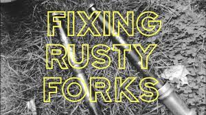 Removing Rust From Motorcycle Forks Youtube