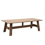 Mimosa 250 X 100 X 75cm Infinity Teak Timber Table Bunnings Warehouse Timber Table Teak Table Wooden Garden Benches