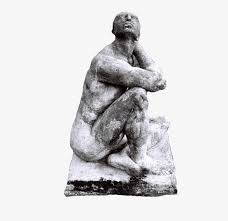 The thinker statue hand carved teak wood man africa zimbabwe abstract art 5' #5. Sculpture Clipart Thinking Man Statue Png Image Transparent Png Free Download On Seekpng