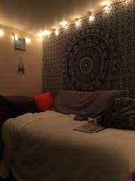 Hipster Tapestry Aesthetic Light Dorm Room Dorm Room Home Decor Room