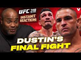 Daniel Cormier REACTS to Max Holloway beating Dustin Poirier, "The Diamond"  RETIRES from UFC