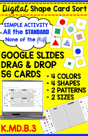 Google Slides Drag Drop Shape Card Sort In 2021 Free Math Lessons Elementary School Math Activities Elementary School Math