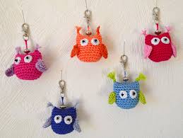 Un Porte Clef Tres Chouette La Chouette Bricole Porte Clef Idees De Crochet Tricot Et Crochet