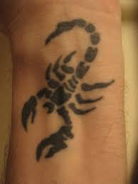 It's an area that is small and lends itself well to simple designs. Black Scorpion Inner Wrist Tattoo Tattooimages Biz