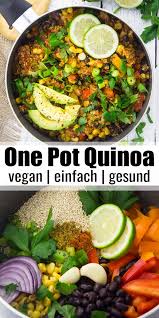 Quinoa Chili Mit Schwarzen Bohnen Und Avocado Vegan Heaven Rezept Quinoa Chili Gesunde Rezepte Schwarze Bohnen